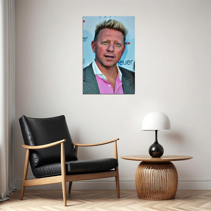 Boris Becker Celebrity German Tennis Player Poster Wall Art Print Home Wall Decor - xonomax