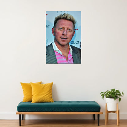Boris Becker Celebrity German Tennis Player Poster Wall Art Print Home Wall Decor - xonomax