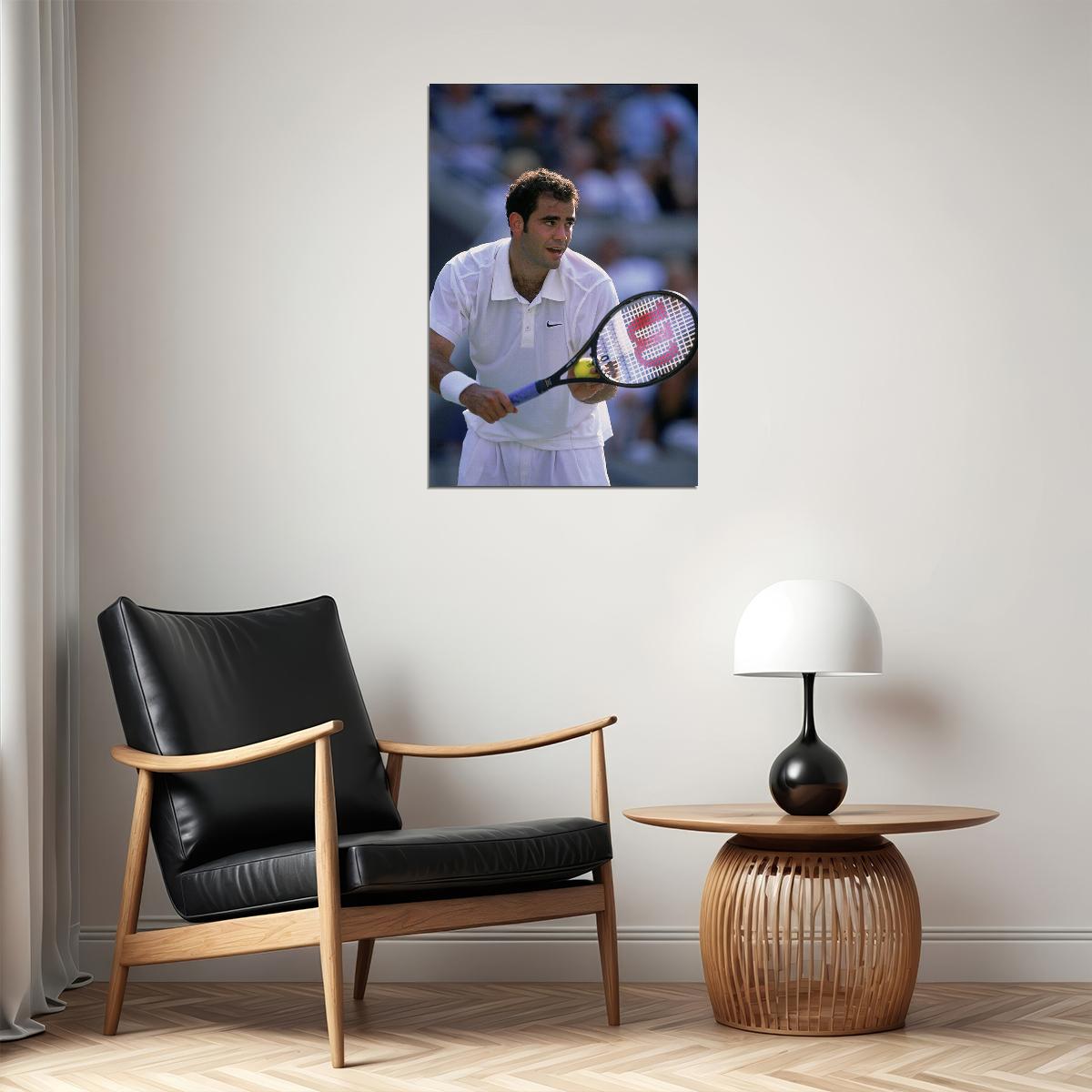 Pete Sampras American Tennis Player Athlete Poster Wall Art Print Home Wall Decor - xonomax