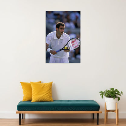 Pete Sampras American Tennis Player Athlete Poster Wall Art Print Home Wall Decor - xonomax
