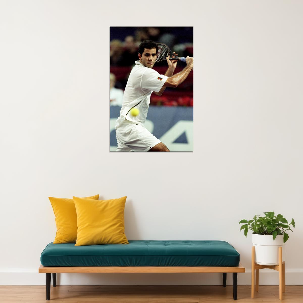 Pete Sampras American Tennis Player Match Poster Wall Art Print Home Wall Decor - xonomax