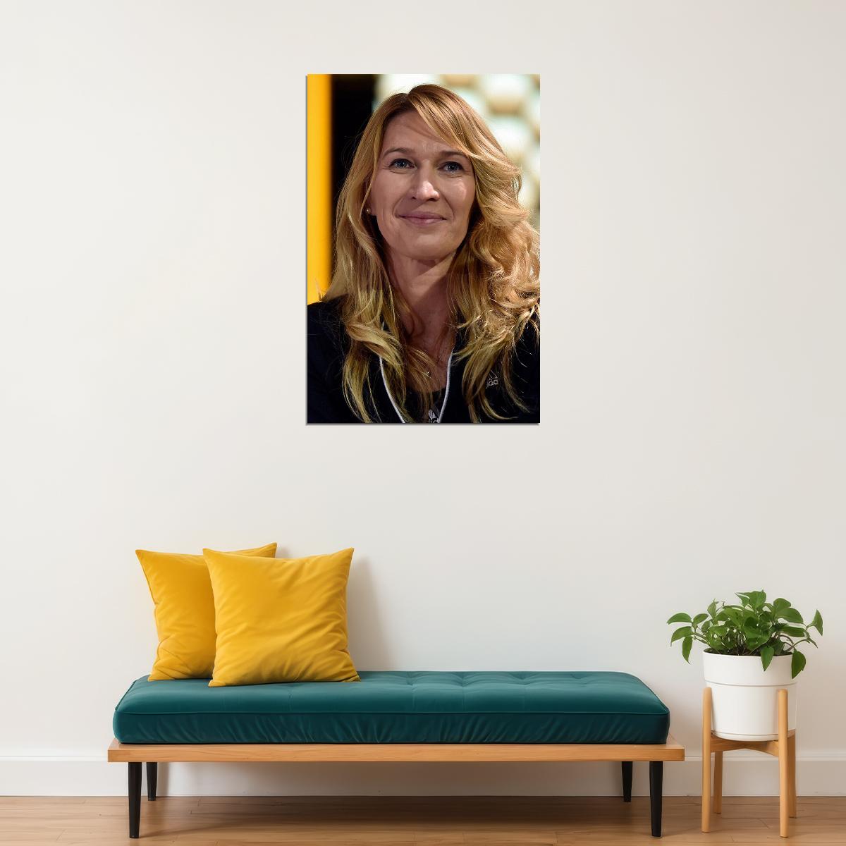Steffi Graf Tennis German Tennis Player Poster Wall Art Print Home Wall Decor - xonomax