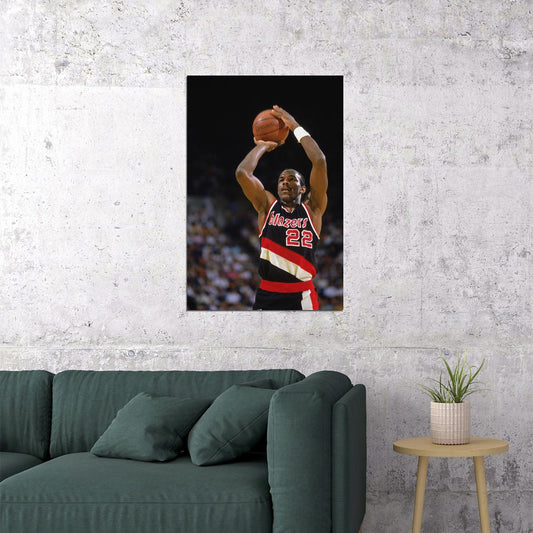 Clyde Drexler American Basketball Match Poster Wall Art Print Home Wall Decor - xonomax