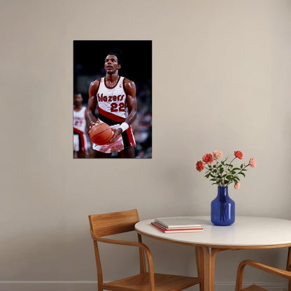 Clyde Drexler American Basketball Player Poster Wall Art Print Home Wall Decor - xonomax