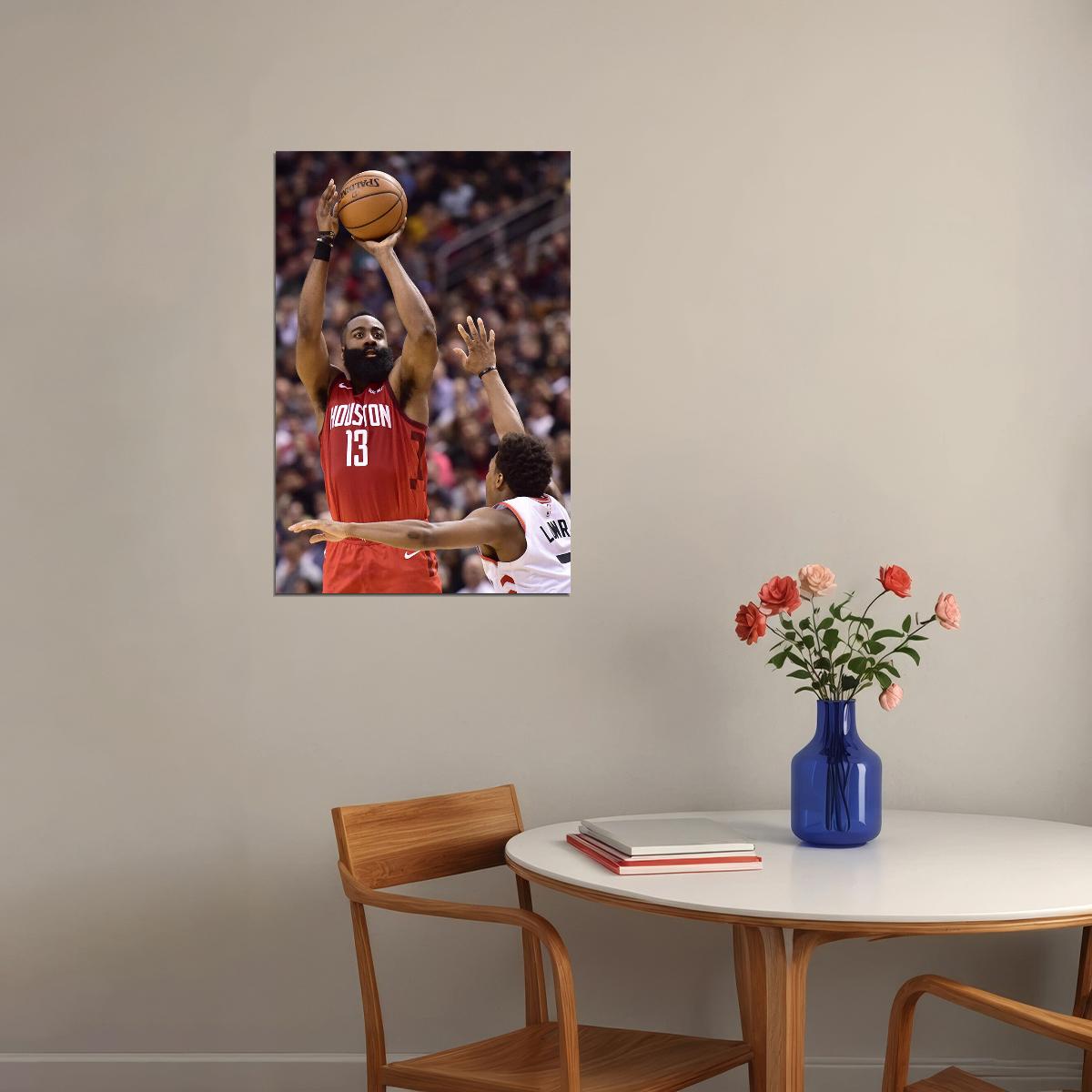 James Harden American Basketball Sports Poster Wall Art Print Home Wall Decor - xonomax