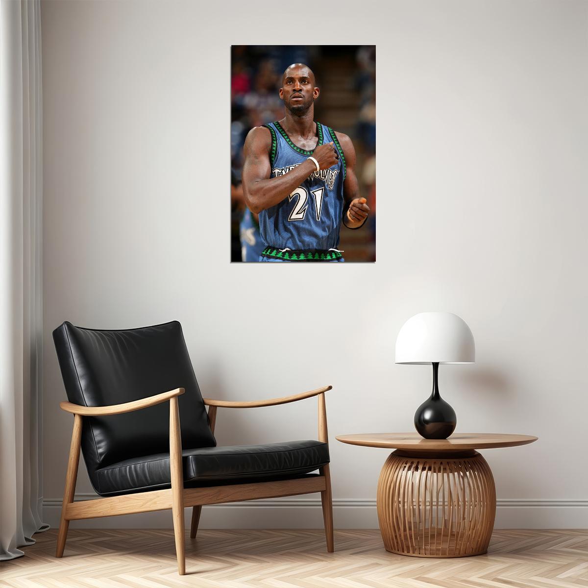 Kevin Garnett American Basketball Player Poster Wall Art Print Home Wall Decor - xonomax
