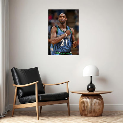 Kevin Garnett American Basketball Player Poster Wall Art Print Home Wall Decor - xonomax