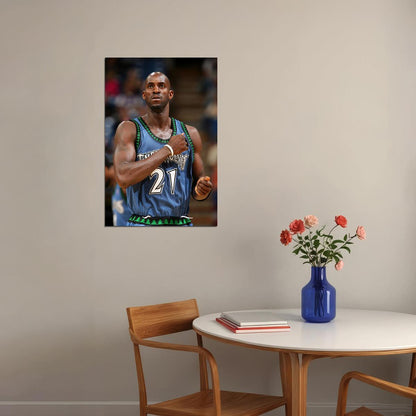 Kevin Garnett American Basketball Player Poster Wall Art Print Home Wall Decor - xonomax