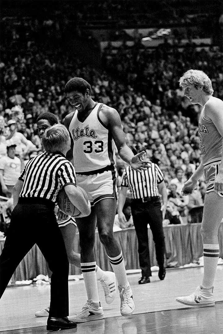 Earvin And Larry Bird American Basketball Poster Wall Art Print Home Wall Decor - xonomax