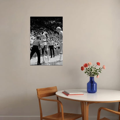 Earvin And Larry Bird American Basketball Poster Wall Art Print Home Wall Decor - xonomax