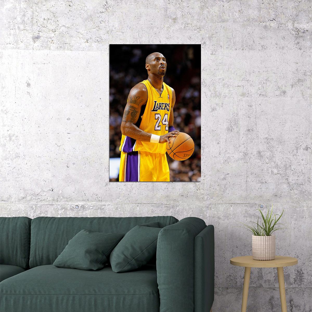 Kobe Bryant American Basketball Player Poster Wall Art Print Home Wall Decor - xonomax