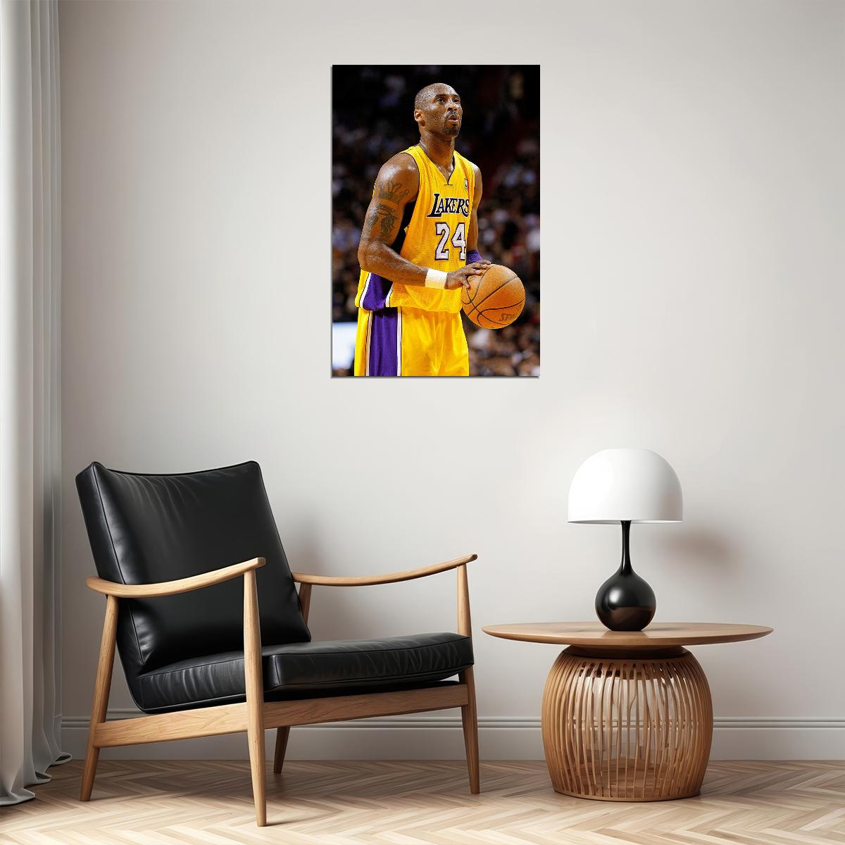 Kobe Bryant American Basketball Player Poster Wall Art Print Home Wall Decor - xonomax