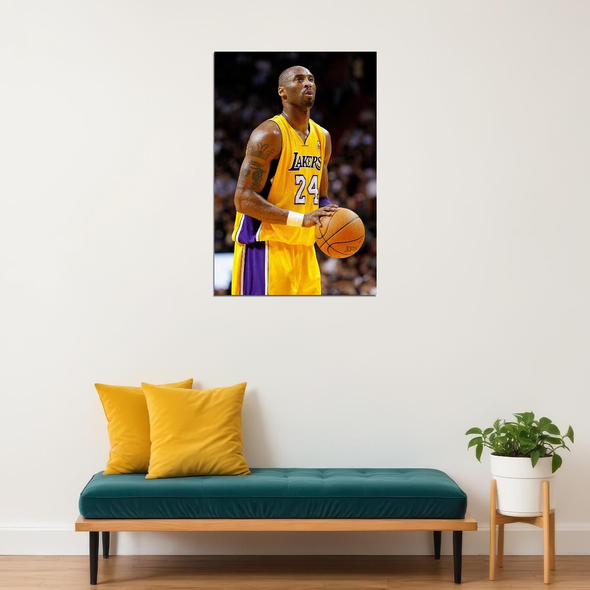Kobe Bryant American Basketball Player Poster Wall Art Print Home Wall Decor - xonomax