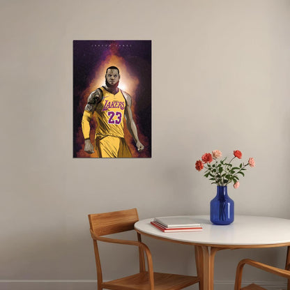 Lebron James American Basketball Player Poster Wall Art Print Home Wall Decor - xonomax