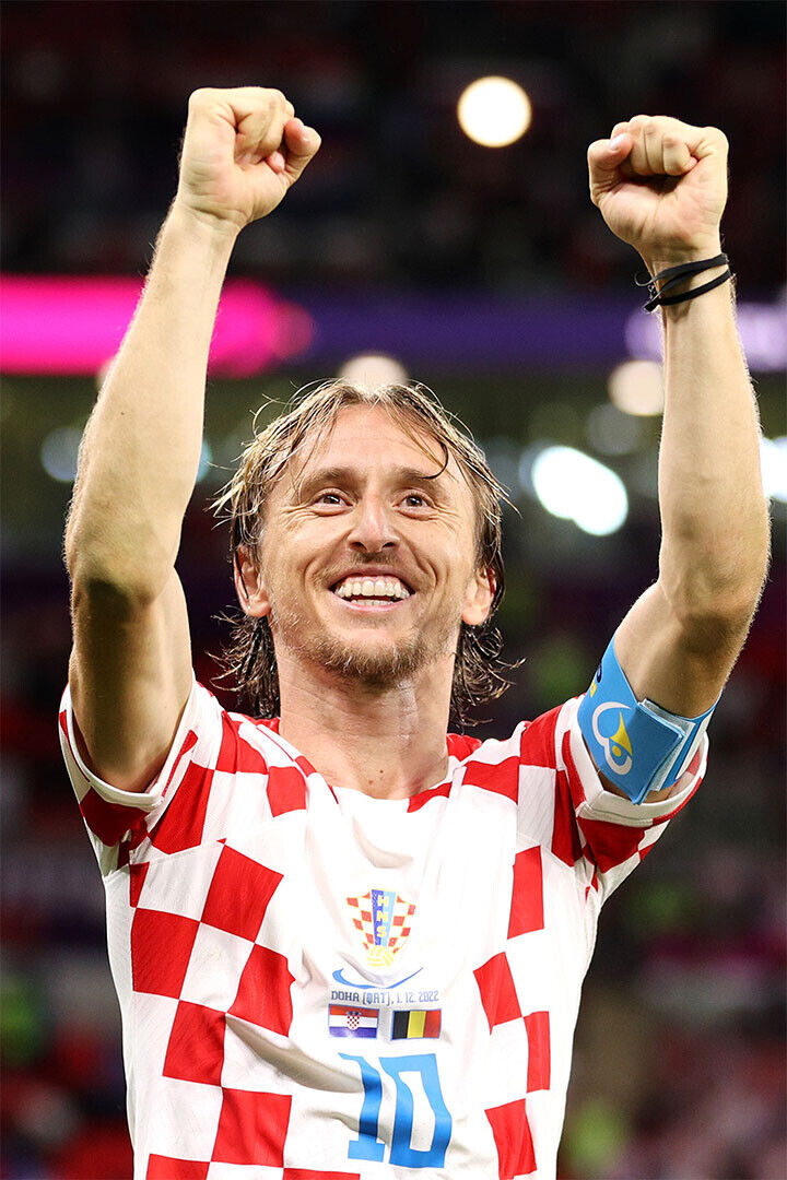 Luka Modric Croatia National Team World Cup Poster Wall Art Print Home Wall Decor - xonomax