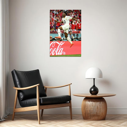 Kudus Mohammed Goal Celebration Ghana World Cup Poster Wall Art Print Home Wall Decor - xonomax