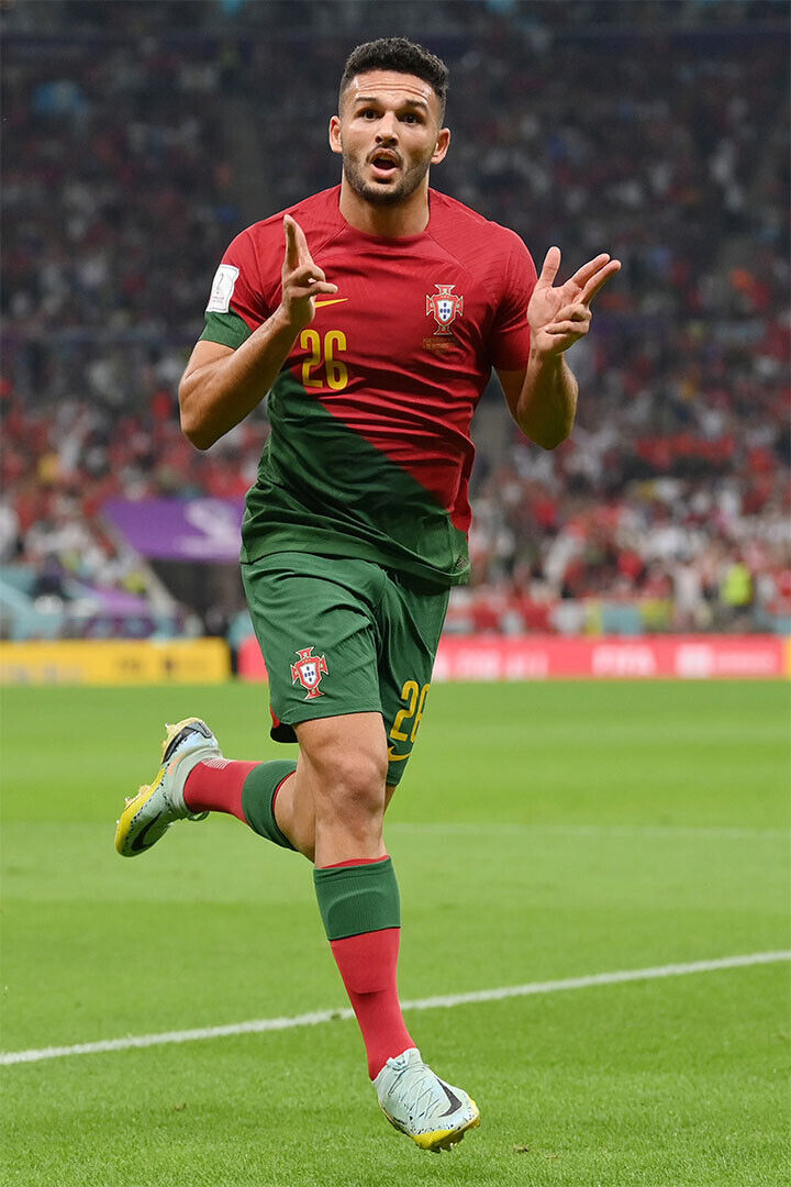 Goncalo Ramos Goal Celebration Portugal World Cup Poster Wall Art Print Home Wall Decor - xonomax