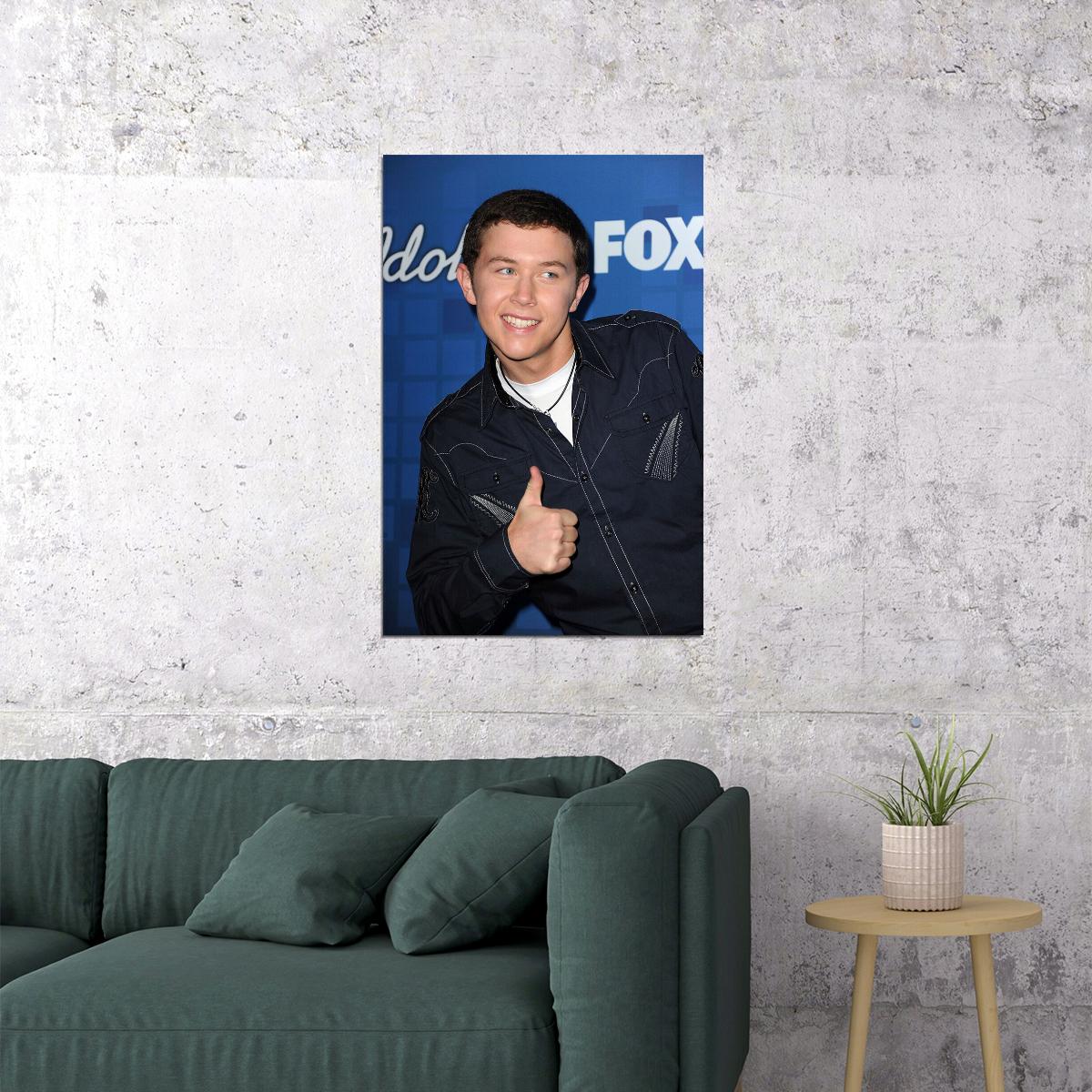Scott Mcceery Celebrity Singer Music Artist Poster Wall Art Print Home Wall Decor