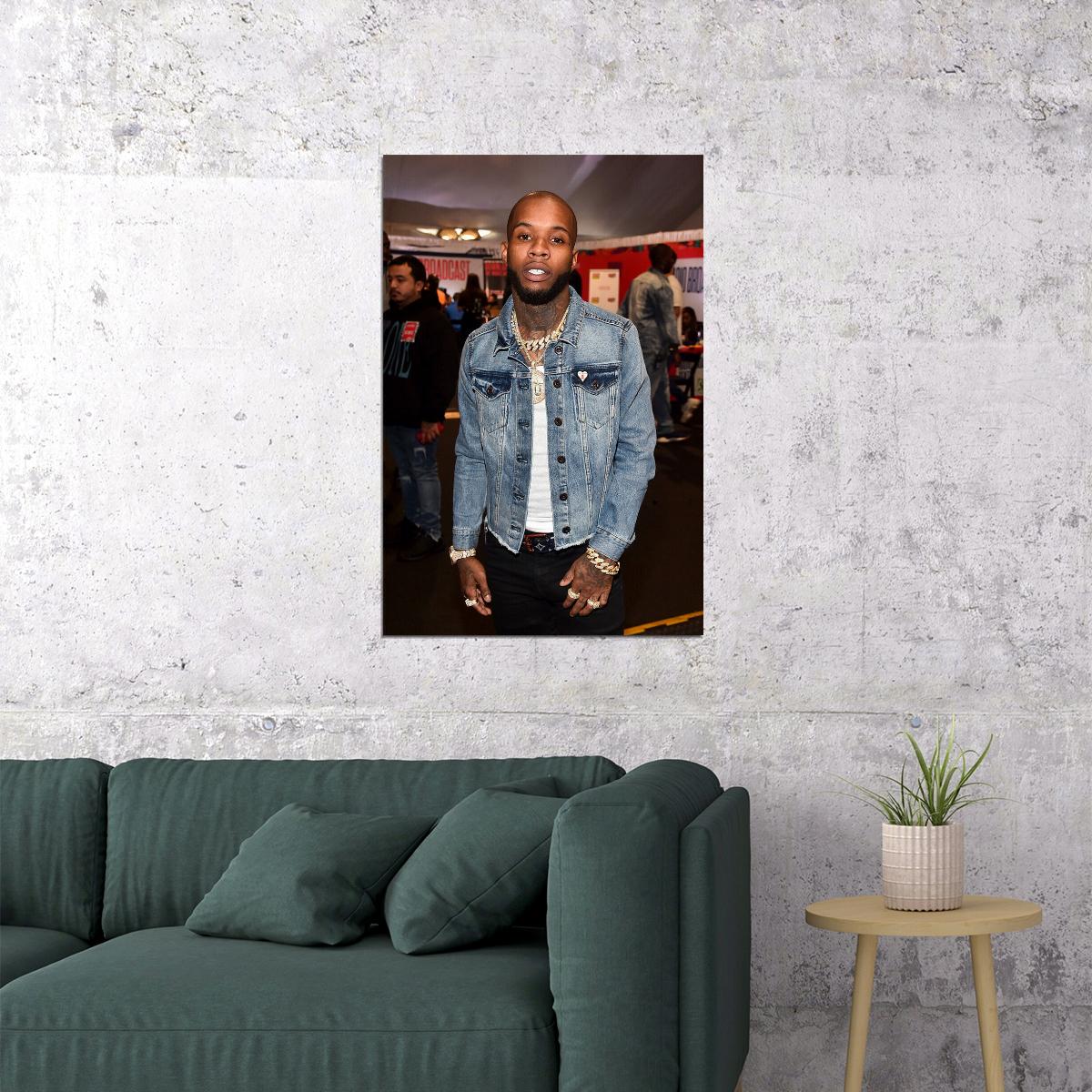Tory Lanez Celebrity Song Musician Singer Poster Wall Art Print Home Wall Decor
