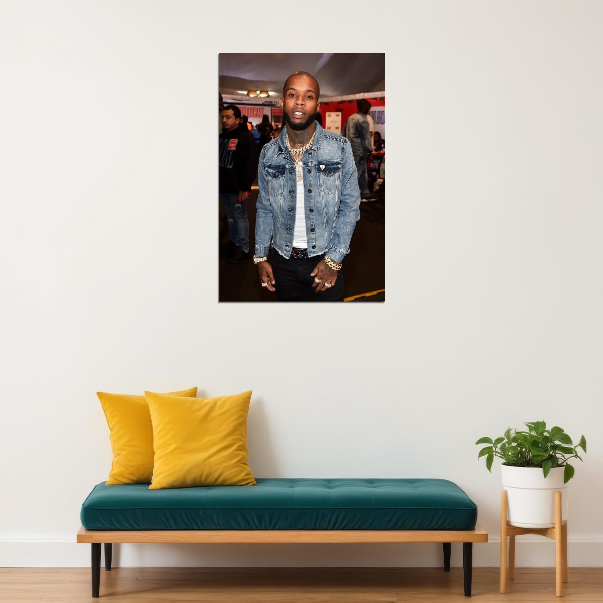 Tory Lanez Celebrity Song Musician Singer Poster Wall Art Print Home Wall Decor