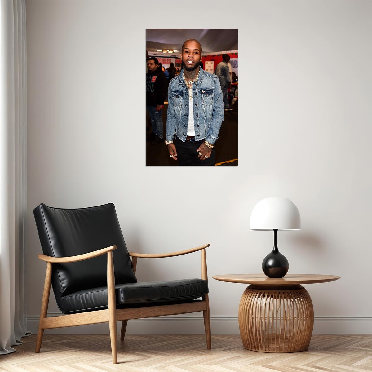 Tory Lanez Celebrity Song Musician Singer Poster Wall Art Print Home Wall Decor