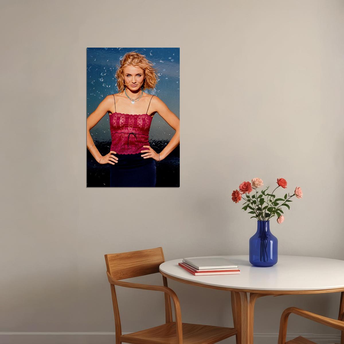Cameron Diaz 80s 90s Female Actress Model Poster Wall Art Print Home Wall Decor - xonomax
