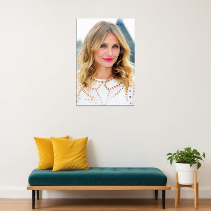 Cameron Diaz 80s 90s Celebrity Movie Actress Poster Wall Art Print Home Wall Decor - xonomax
