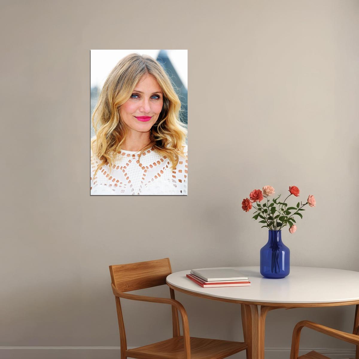 Cameron Diaz 80s 90s Celebrity Movie Actress Poster Wall Art Print Home Wall Decor - xonomax
