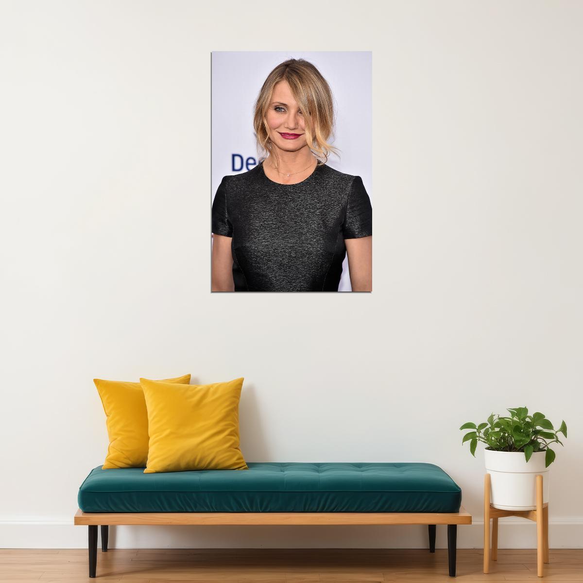 Cameron Diaz 80s 90s Celebrity Cinema Actress Poster Wall Art Print Home Wall Decor - xonomax