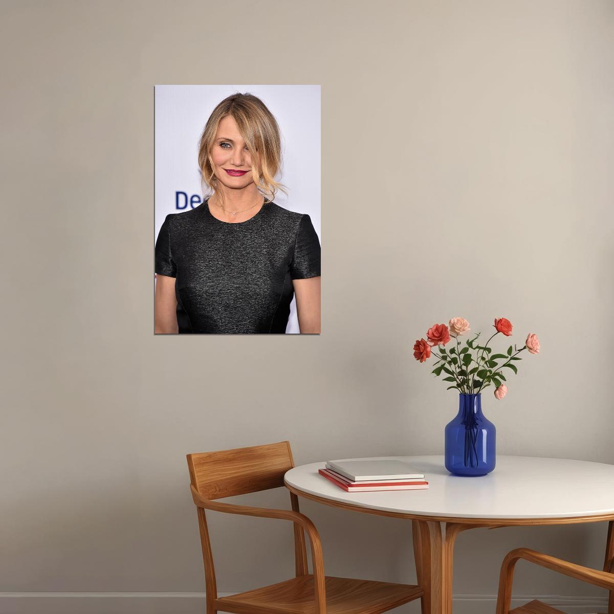 Cameron Diaz 80s 90s Celebrity Cinema Actress Poster Wall Art Print Home Wall Decor - xonomax
