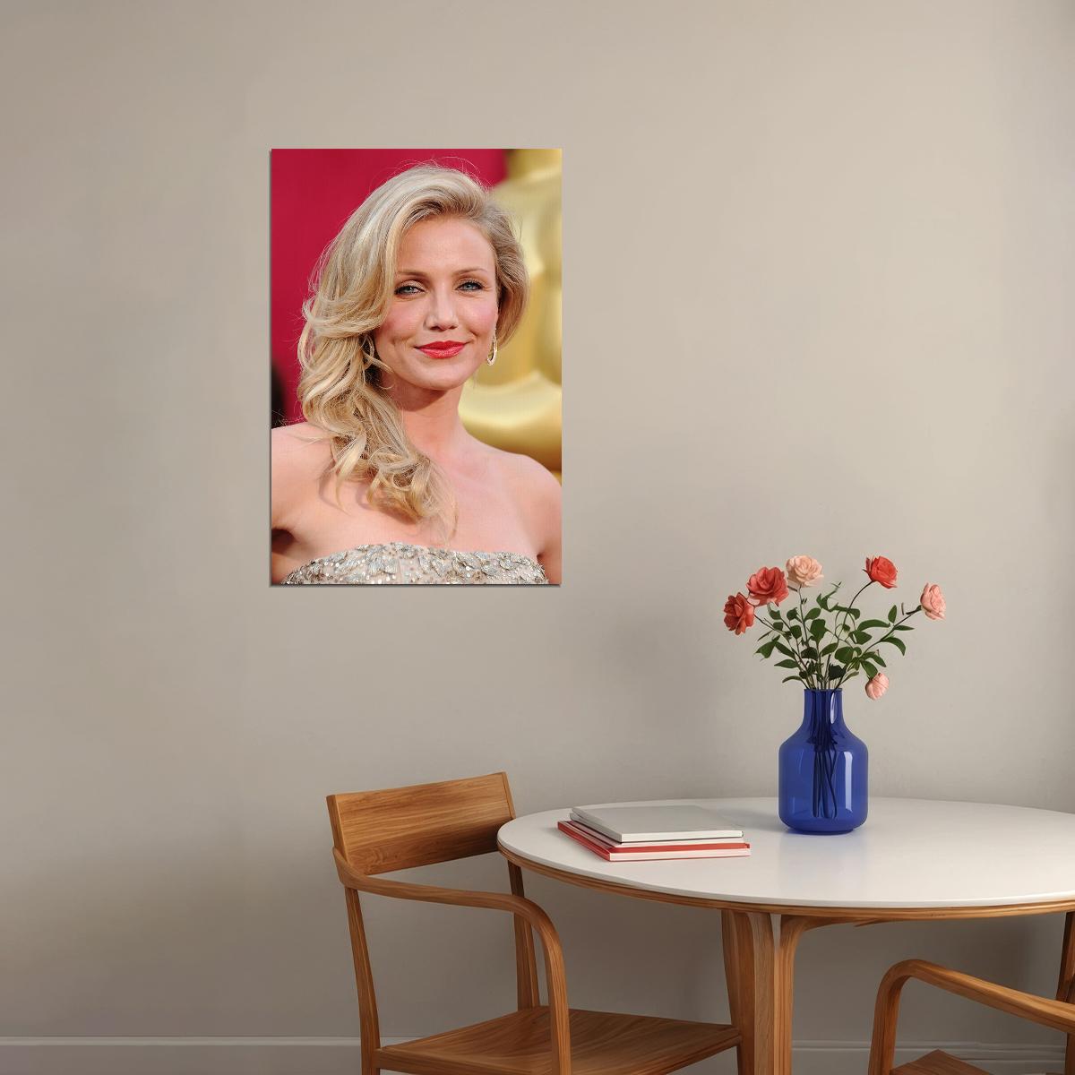 Cameron Diaz 80s 90s Tv Movie Actress Artist Poster Wall Art Print Home Wall Decor - xonomax