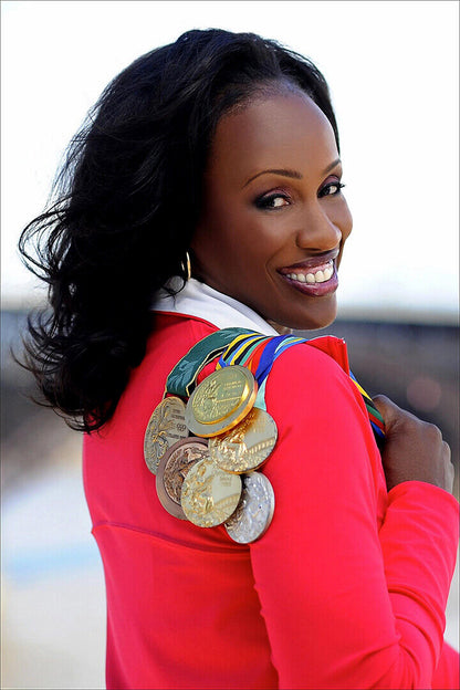 Jackie Joyner 80s 90s Celebrity Female Athlete Poster Wall Art Print Home Wall Decor - xonomax