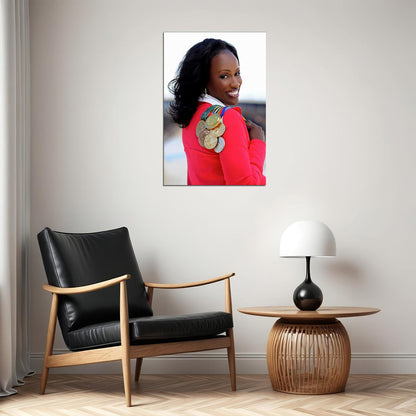 Jackie Joyner 80s 90s Celebrity Female Athlete Poster Wall Art Print Home Wall Decor - xonomax