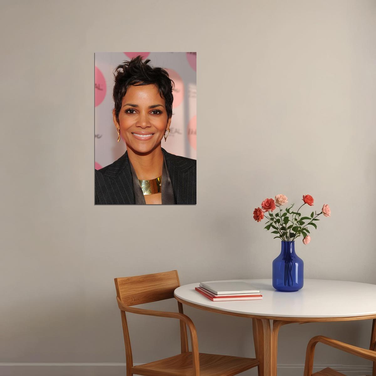 Halle Berry 80s 90s Model Movie Actress Artist Poster Wall Art Print Home Wall Decor - xonomax