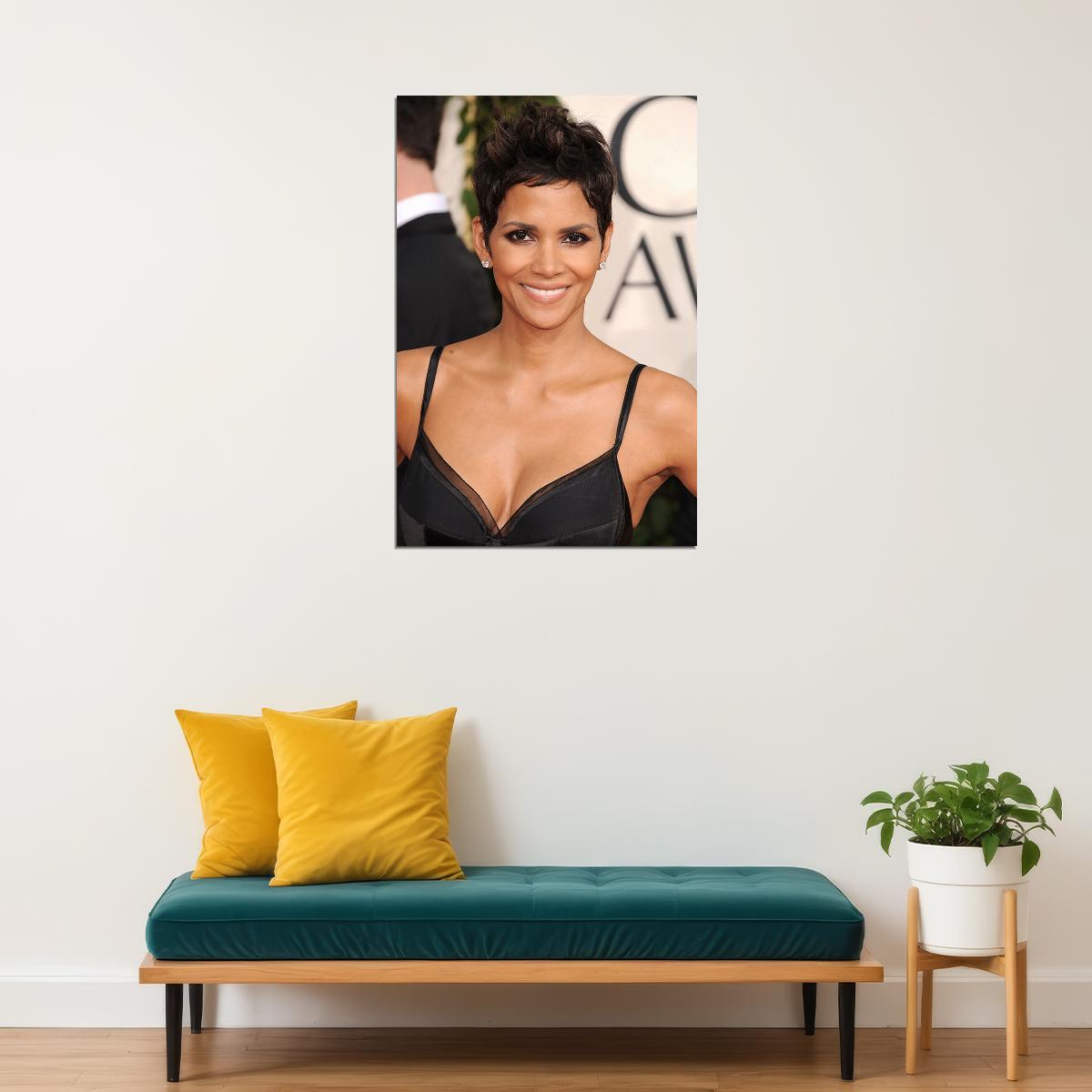 Halle Berry 80s 90s Model Movie Actress Poster Wall Art Print Home Wall Decor - xonomax