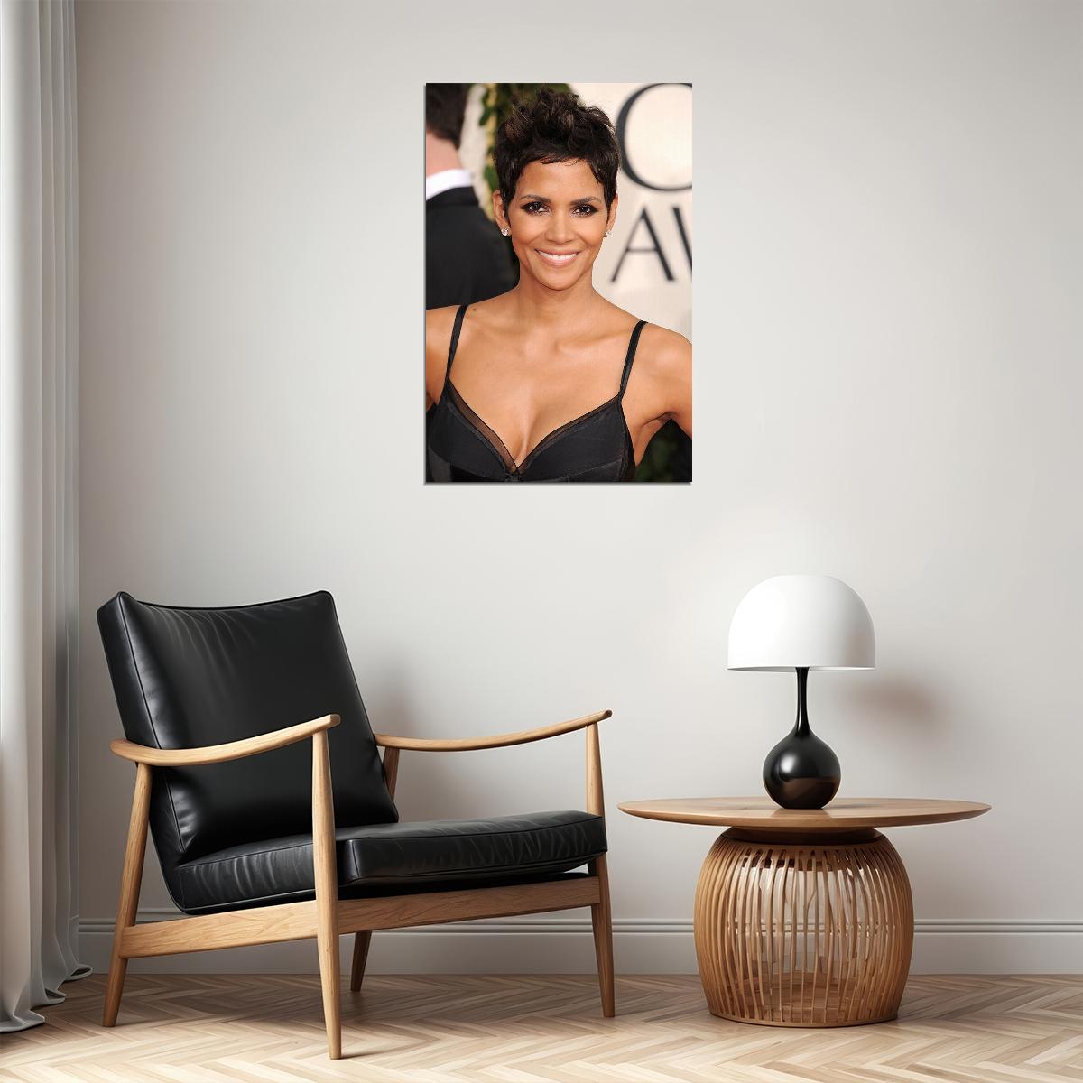 Halle Berry 80s 90s Model Movie Actress Poster Wall Art Print Home Wall Decor - xonomax