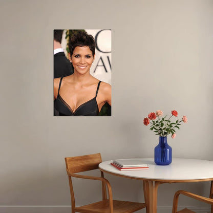 Halle Berry 80s 90s Model Movie Actress Poster Wall Art Print Home Wall Decor - xonomax