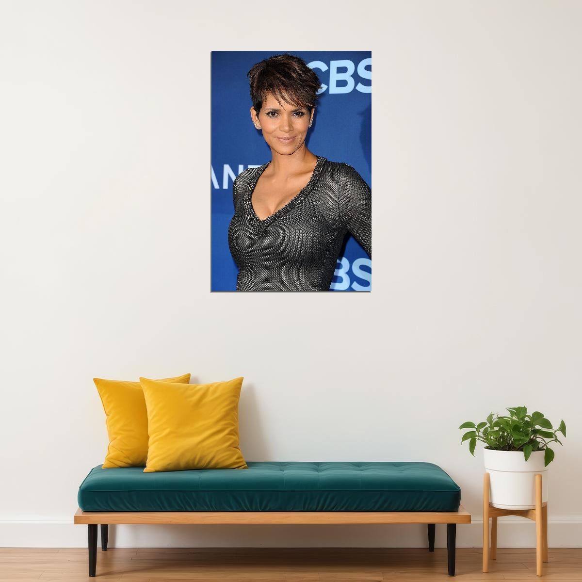 Halle Berry 80s 90s Celebrity Model Actress Poster Wall Art Print Home Wall Decor - xonomax