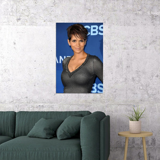 Halle Berry 80s 90s Celebrity Model Actress Poster Wall Art Print Home Wall Decor - xonomax