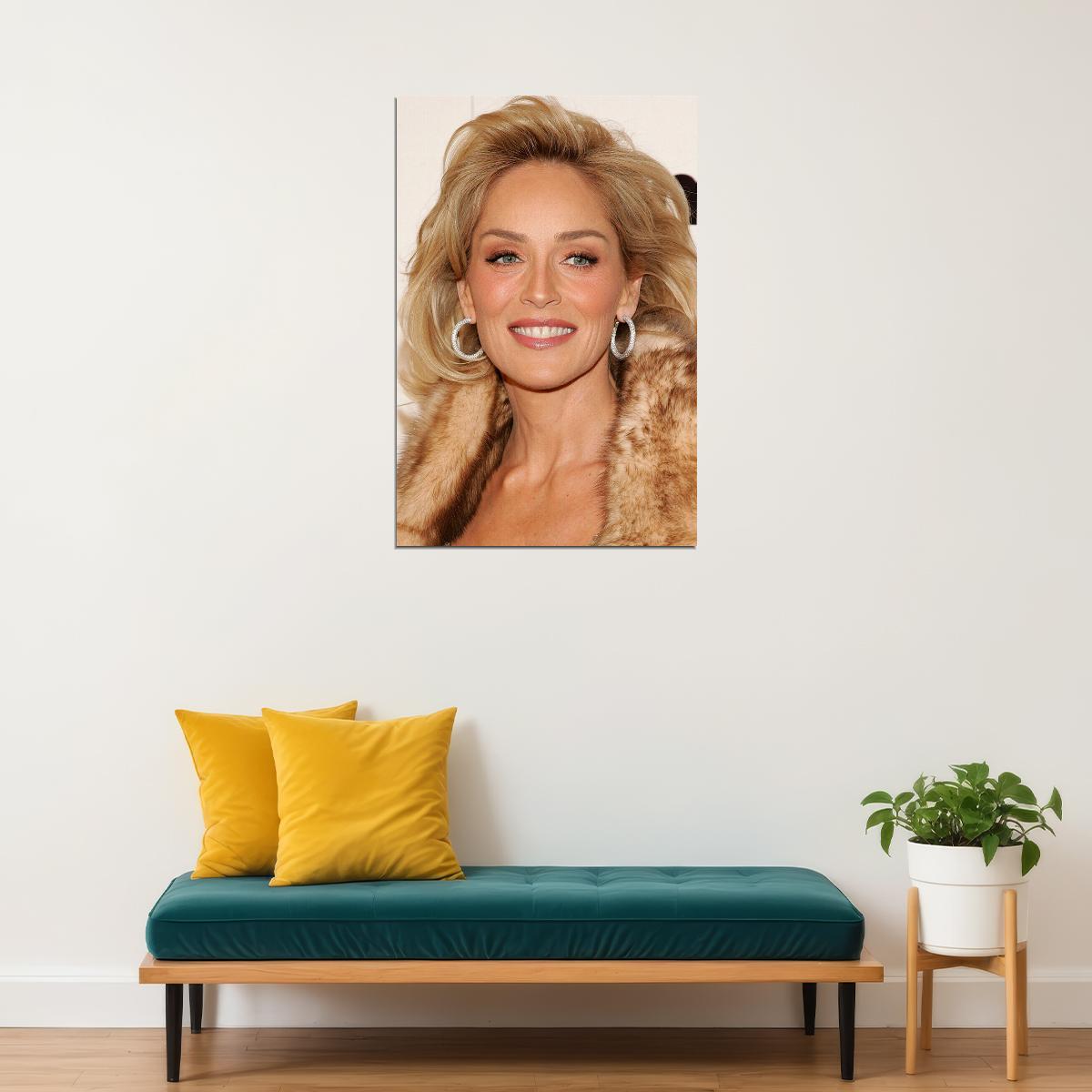 Sharon Stone Celebrity Cinema Actor Model Poster Wall Art Print Home Wall Decor - xonomax