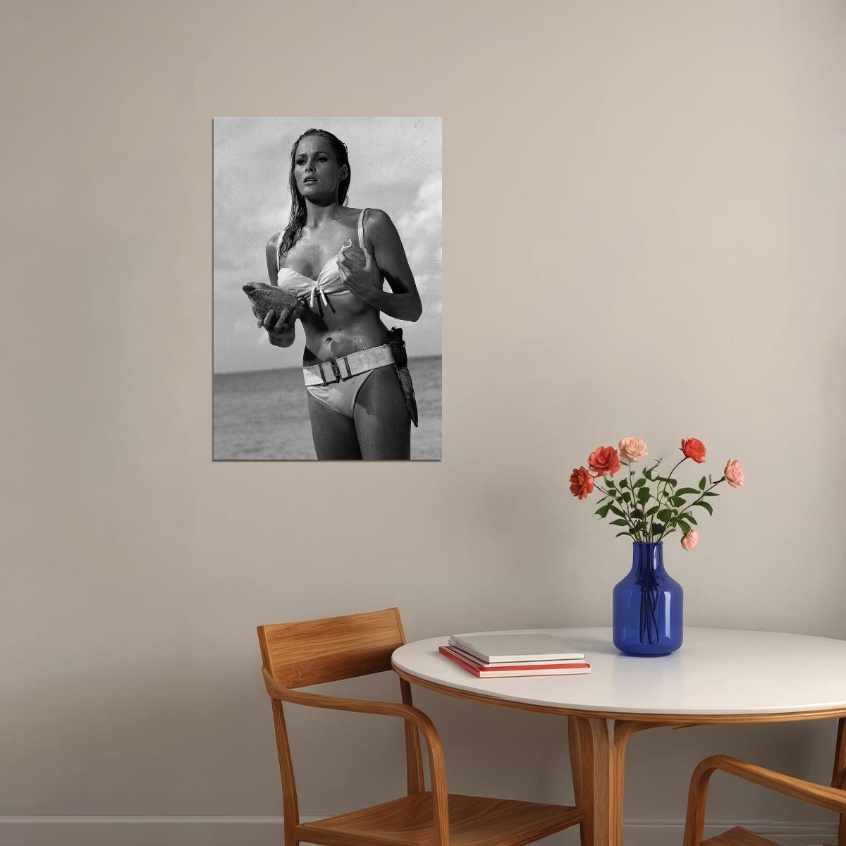 Ursula Andress Celebrity Cinema Actor Artist Poster Wall Art Print Home Wall Decor - xonomax