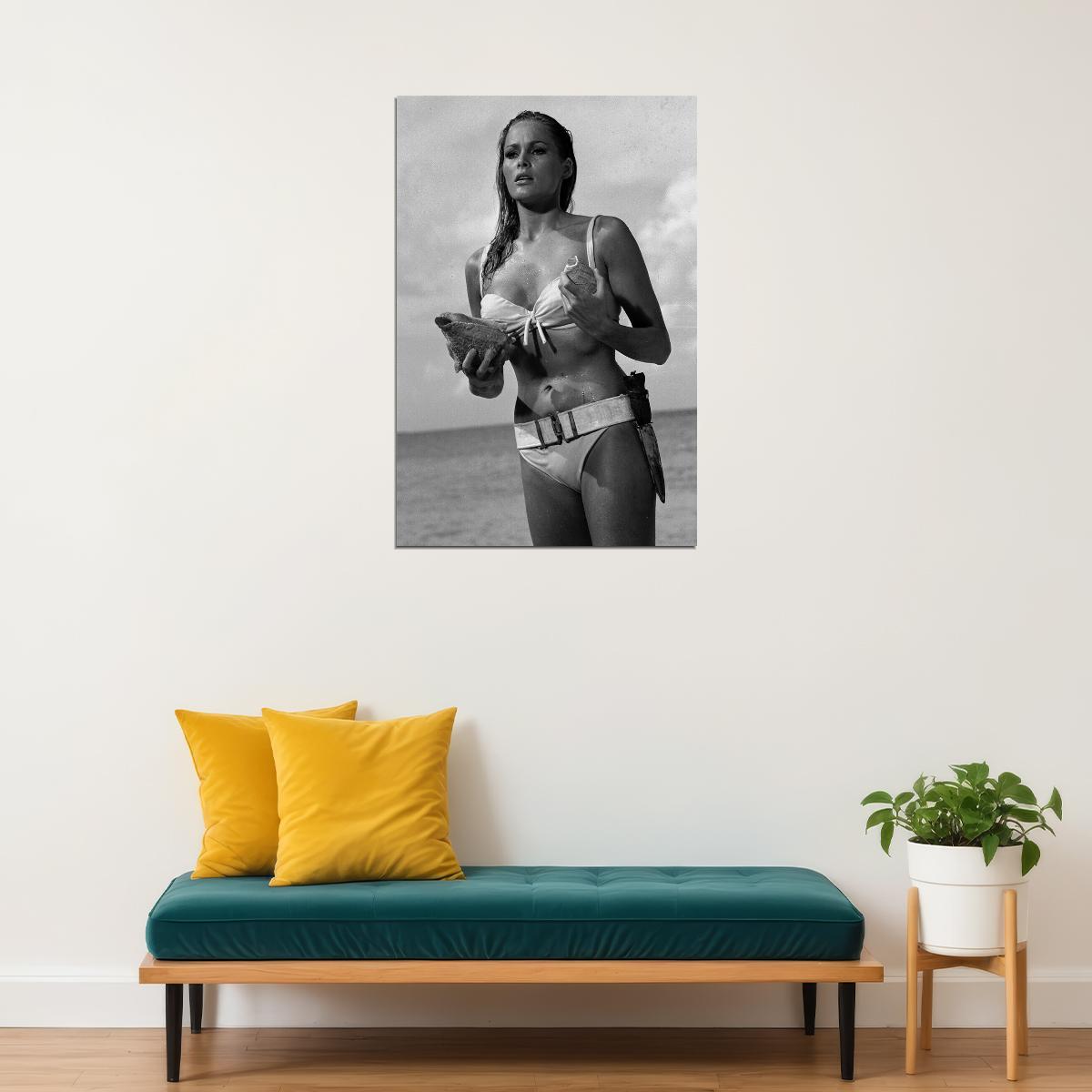 Ursula Andress Celebrity Cinema Actor Artist Poster Wall Art Print Home Wall Decor - xonomax