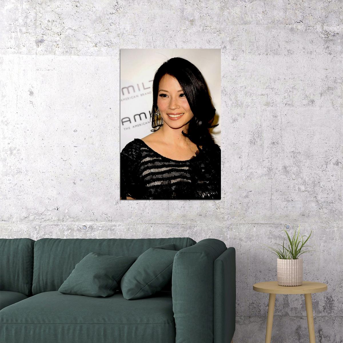 Lucy Liu Celebrity Cinema Actress Model Star Poster Wall Art Print Home Wall Decor - xonomax