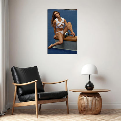 Aly Raisman Celebrity Top Female Gymnasts Poster Wall Art Print Home Wall Decor