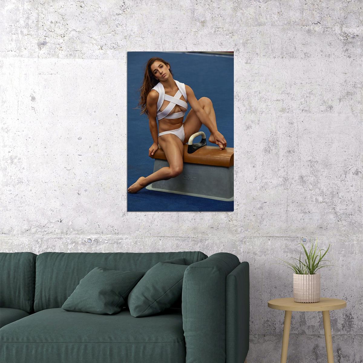 Aly Raisman Celebrity Top Female Gymnasts Poster Wall Art Print Home Wall Decor