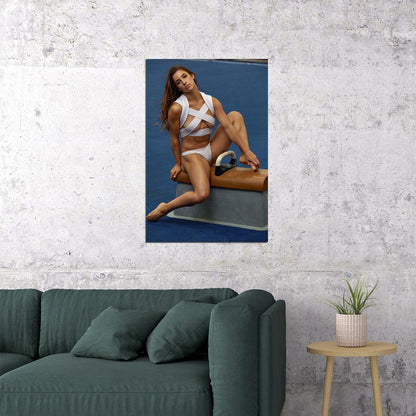 Aly Raisman Celebrity Top Female Gymnasts Poster Wall Art Print Home Wall Decor