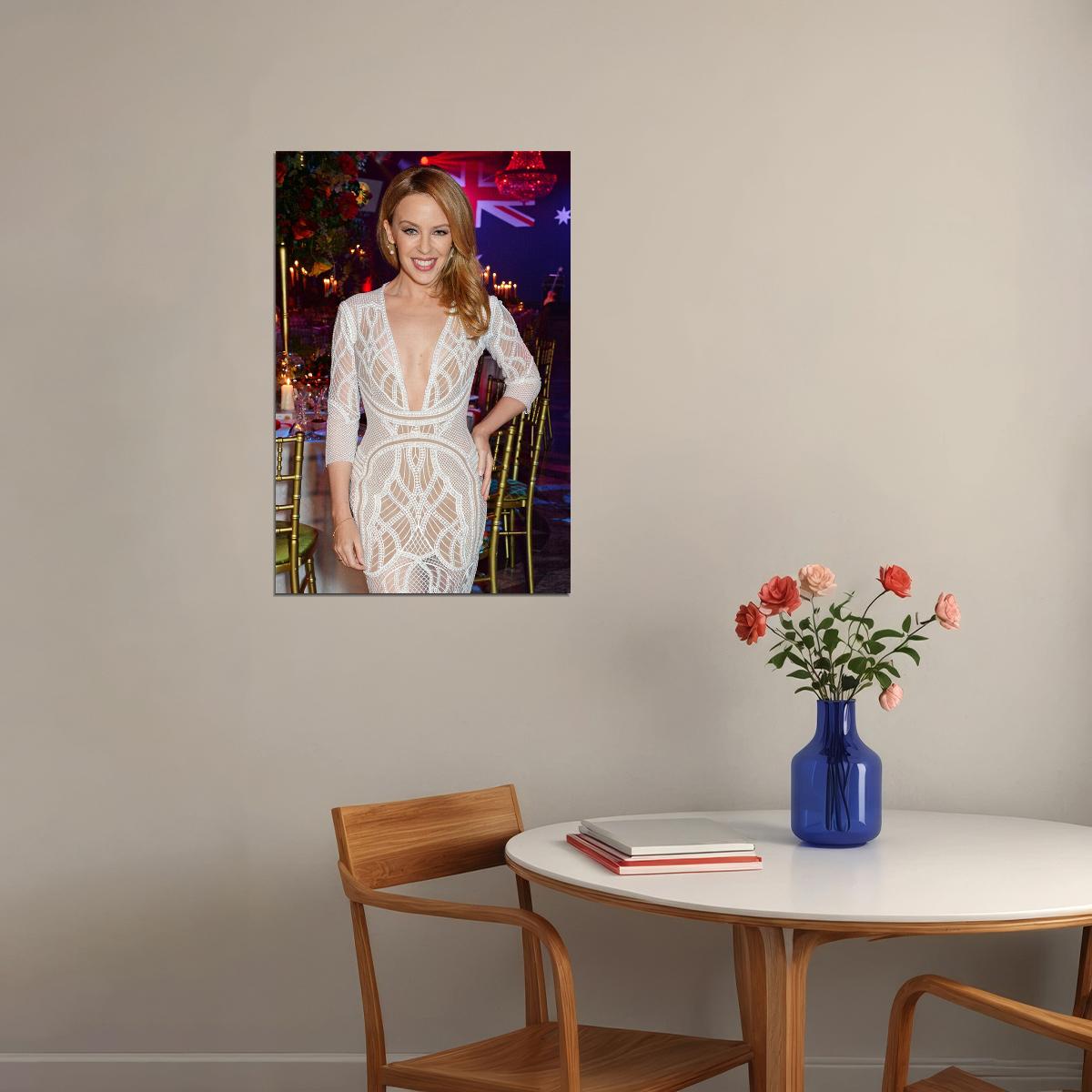 Kylie Minogue 80's 90's Celebrity Movie Actress Poster Wall Art Print Home Wall Decor - xonomax