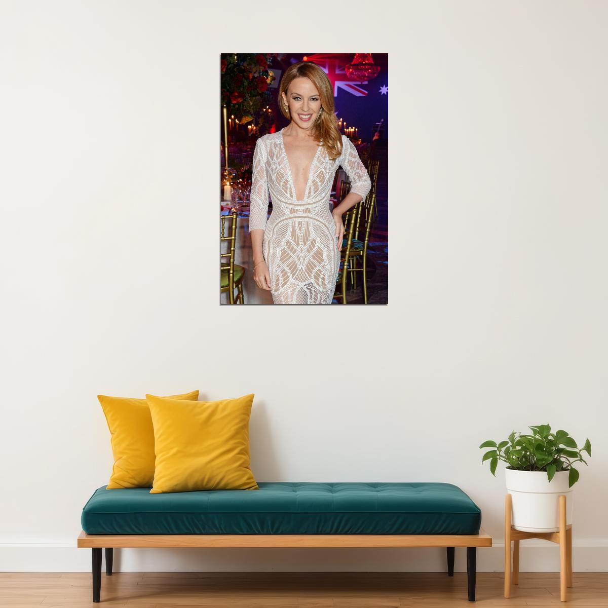 Kylie Minogue 80's 90's Celebrity Movie Actress Poster Wall Art Print Home Wall Decor - xonomax