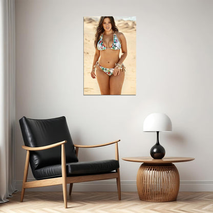 Ashley Graham Celebrity Beauty Model Actor Poster Wall Art Print Home Wall Decor - xonomax