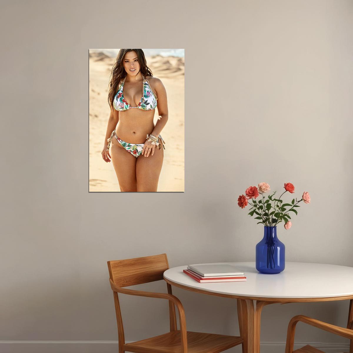Ashley Graham Celebrity Beauty Model Actor Poster Wall Art Print Home Wall Decor - xonomax